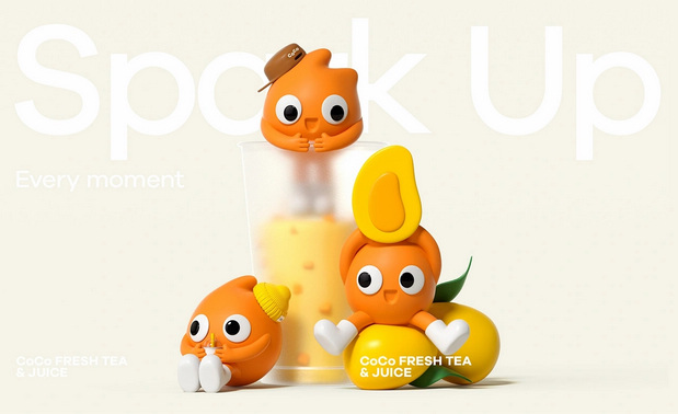 CoCo都可奶茶品牌形象