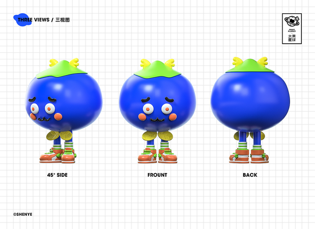 Fruit Planet水果星球卡通形象