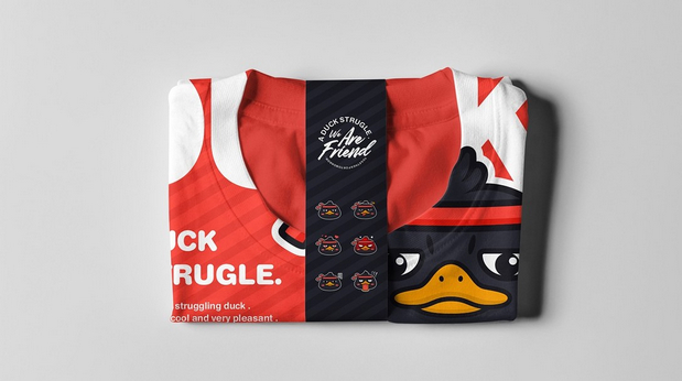 奋斗鸭Duck卡通形象设计