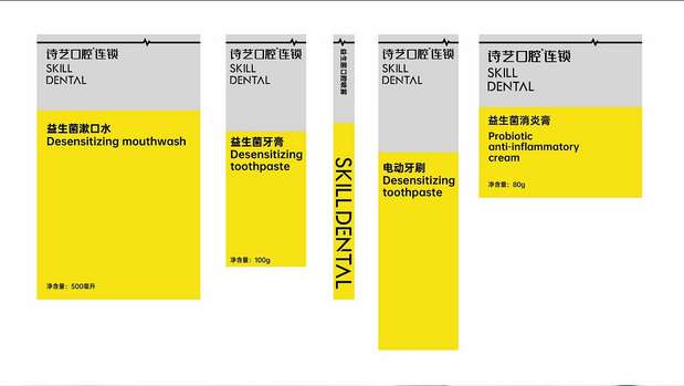 口腔连锁VI设计 医美包装设计