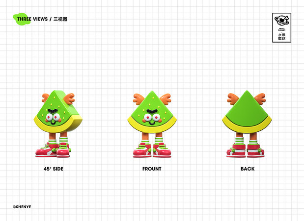 Fruit Planet水果星球卡通形象