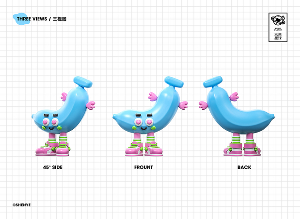 Fruit Planet水果星球卡通形象