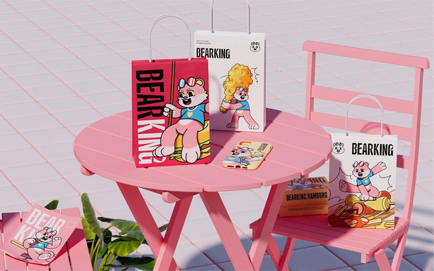 快餐美食汉堡薯条食品品牌设计