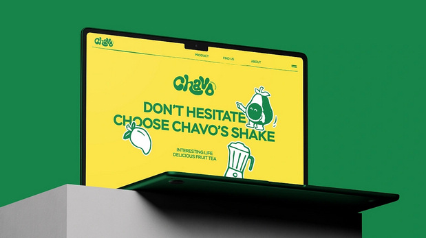 新加坡果茶Chavo品牌设计