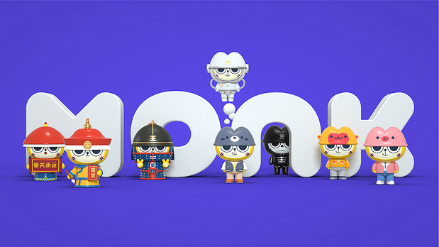 MONK萌克 卡通形象