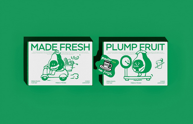 新加坡果茶Chavo品牌设计