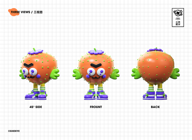 Fruit Planet水果星球卡通形象