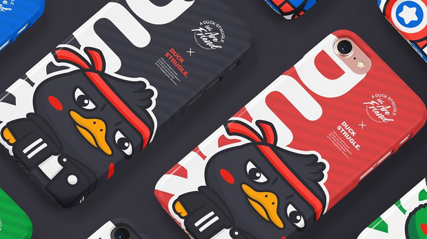 奋斗鸭Duck卡通形象设计