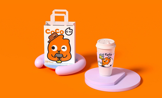 CoCo都可奶茶品牌形象