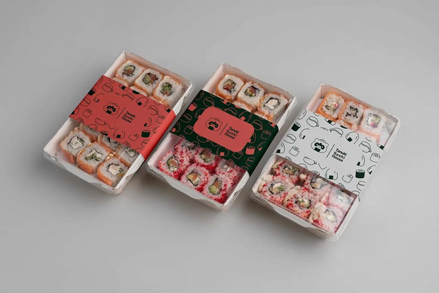 手绘风格的餐饮品牌VI设计