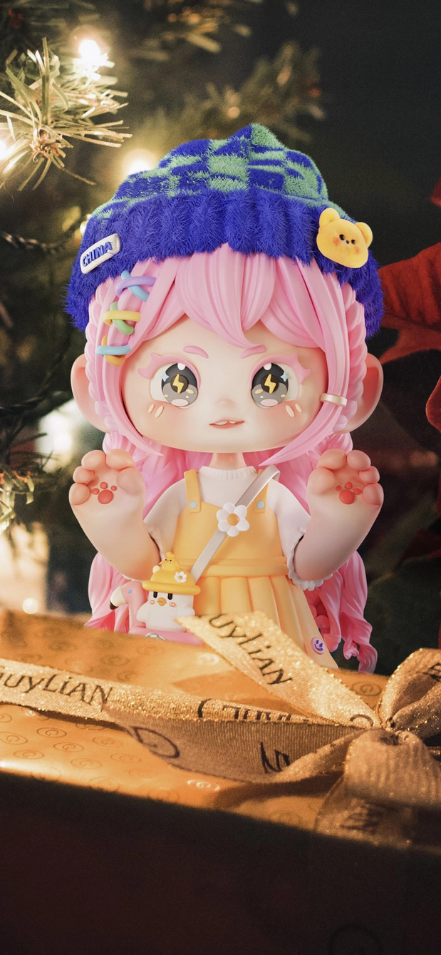 Aimee提前来过圣诞啦