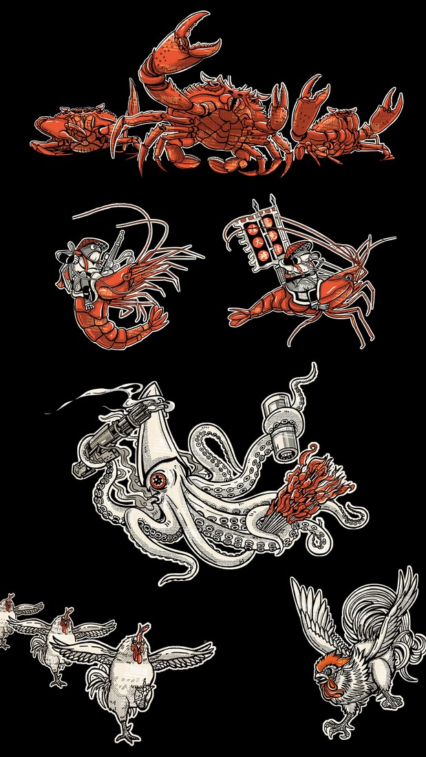 蛮横肉蟹煲 X 三欧创意