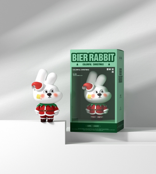 BIER比耶兔节日主题系列IP设计