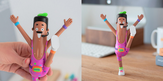 3D吉祥物：Freddy Pump