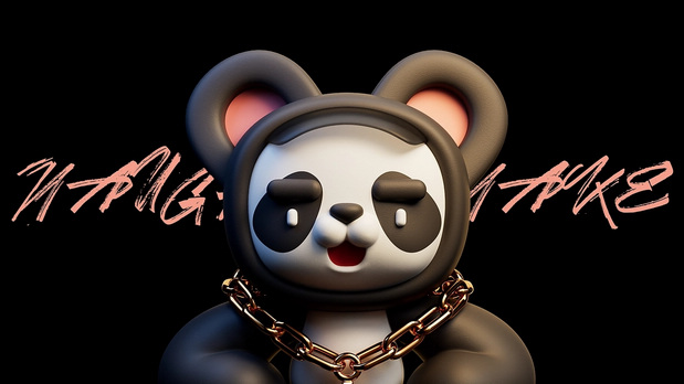 3D吉祥物：惊讶熊IP造型设计