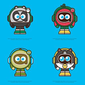 a豆潮流有色卡通形象设计 /><img fetchpriority=