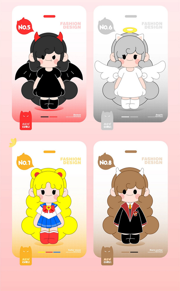喵卷怎么啦Mewcurl潮玩IP设计
