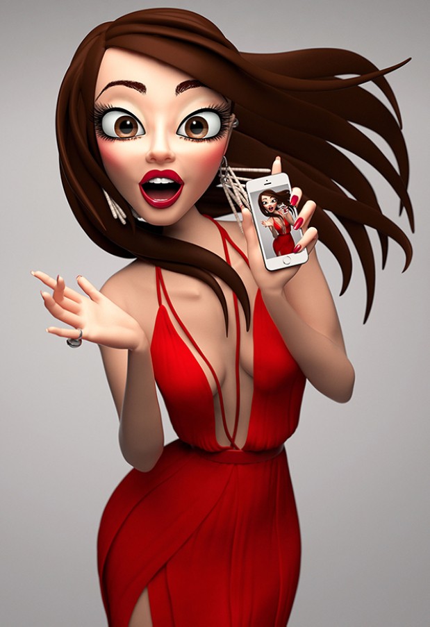 3D吉祥物：Lula: Herself Magazine