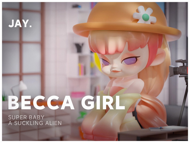 3D吉祥物：Becca的潮玩世界