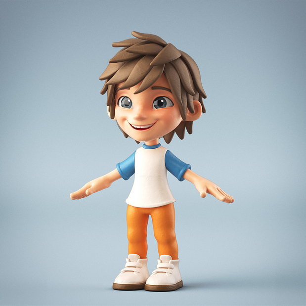 3D吉祥物：Buratino characters