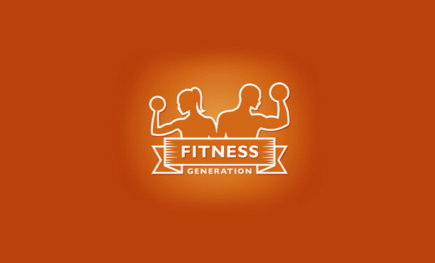 健美健身标志LOGO设计