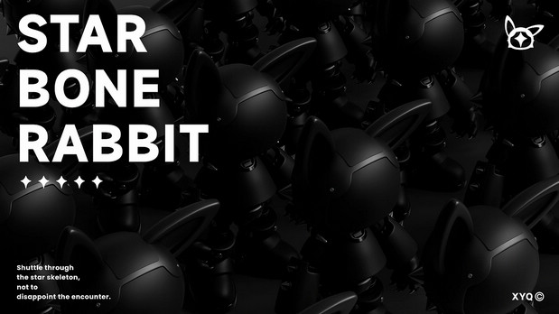 3D吉祥物：星骸兔STAR BONE RABBIT