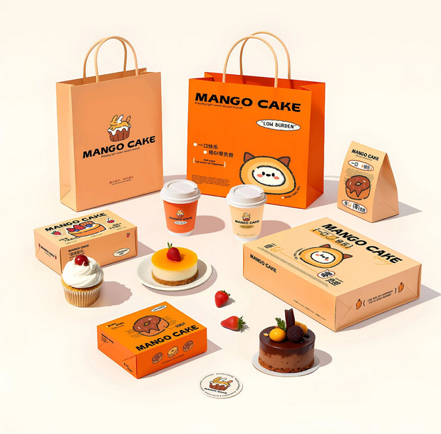MANGOCAKE甜品品牌全案设计