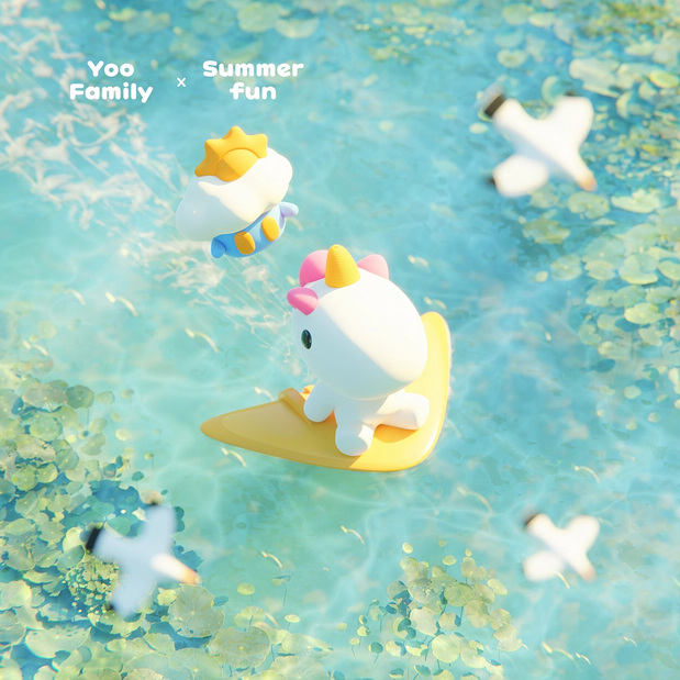 3D吉祥物：YooFamily夏日系列图集系列