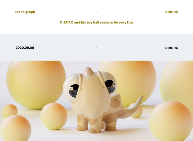 3D吉祥物：Diroro