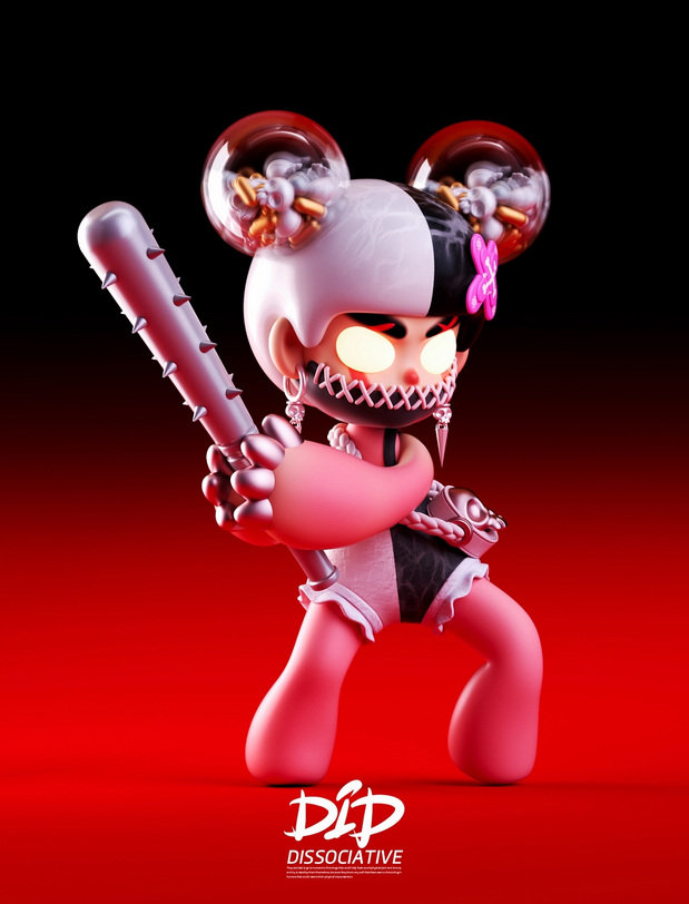 3D吉祥物：[士气集团]Gina的多重人生