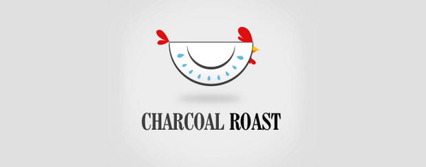 公鸡主题logo标志设计欣赏