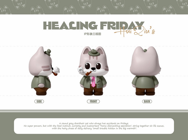 猫咪IP|灰球猫咪主题IP设计