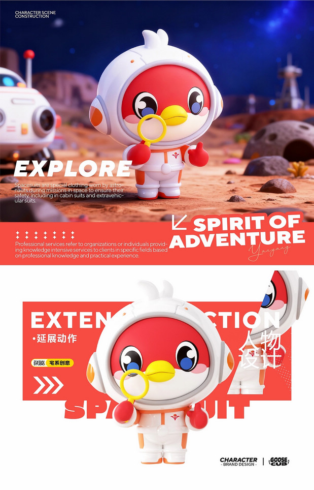 雁扬科技吉祥物|金融行业IP