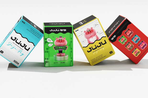 3D吉祥物：句句猪IP设计丨做个juju