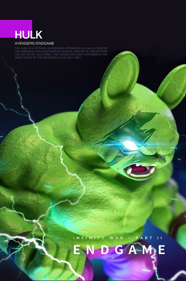 3D吉祥物：BUBBLE系列插画