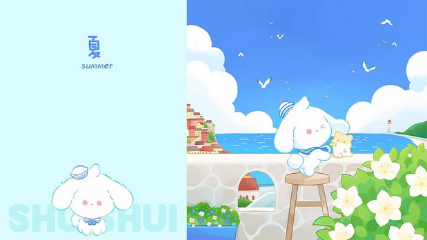 IP形象设计|比熊犬睡睡