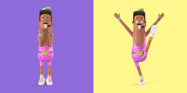 3D吉祥物：Freddy Pump