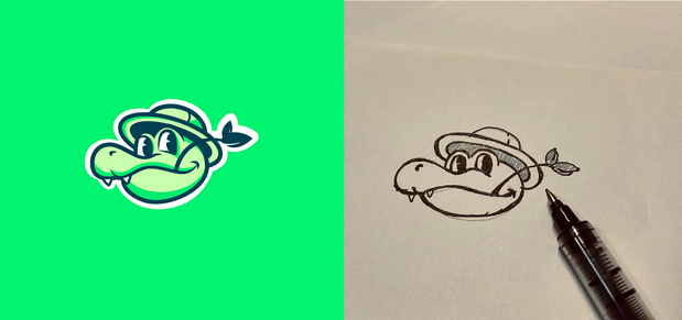 Vector mascots logoⅣ