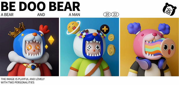 3D吉祥物：比哆熊|be doo bear