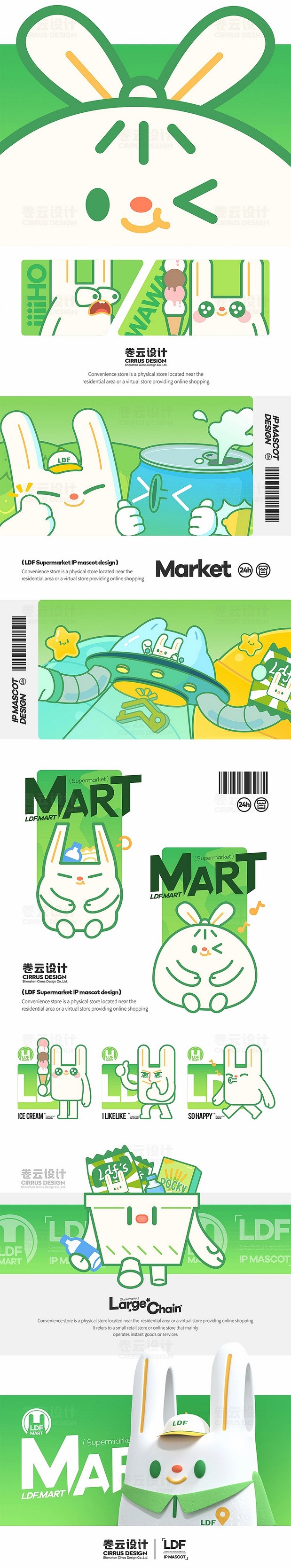 商场IP设计 超市IP 便利店IP