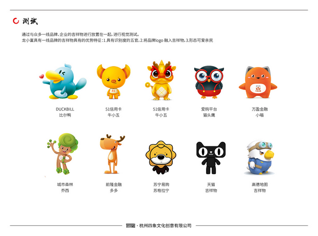 富通天下吉祥物设计—龙小富