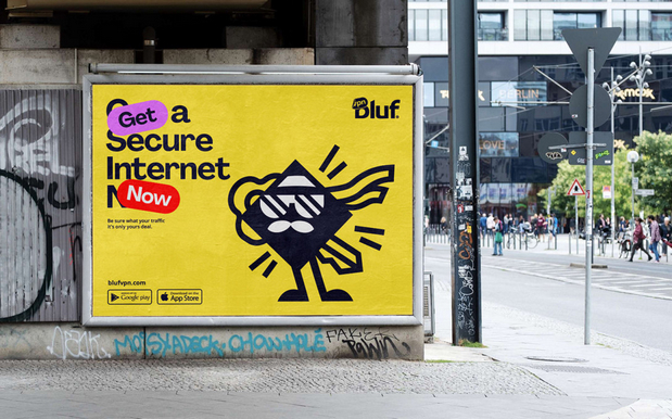 Bluf VPN服务提供商品牌形象