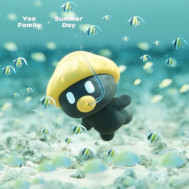 3D吉祥物：Yoo family夏日&森林音乐会