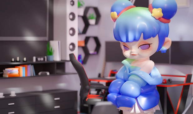 3D吉祥物：Becca的潮玩世界