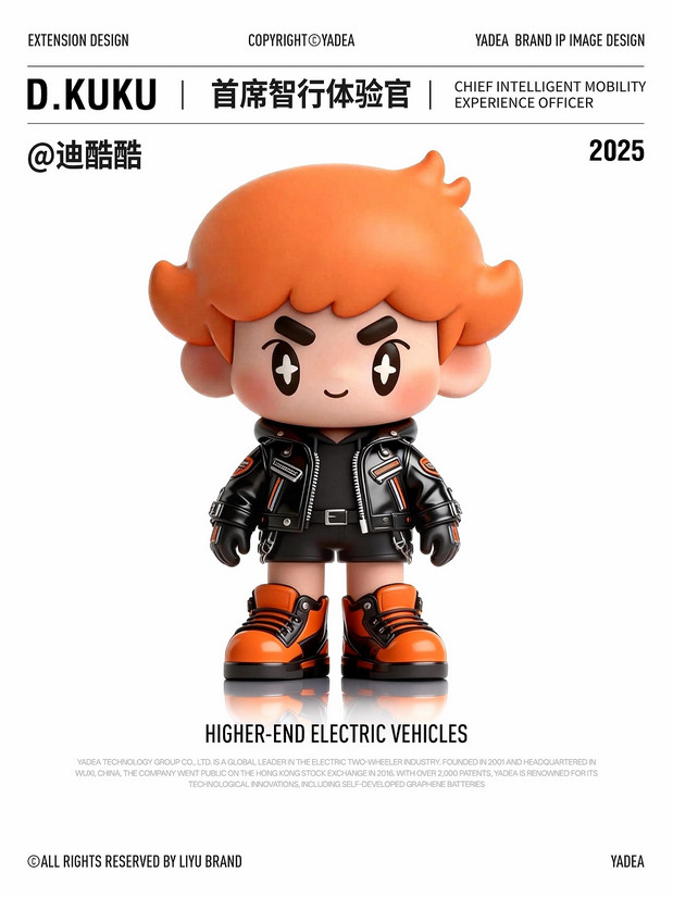 3D吉祥物：雅迪IP形象|迪沫沫&迪酷酷
