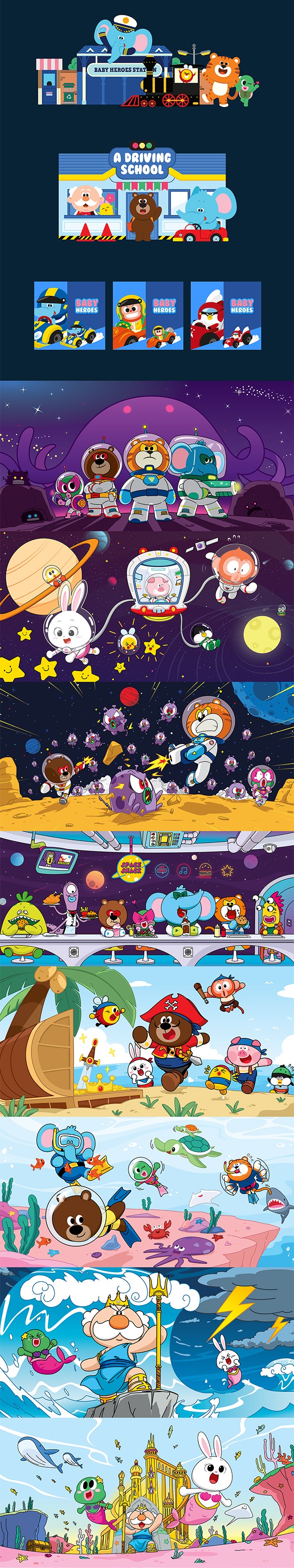 Baby Heroes Character