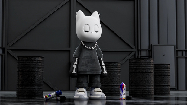 3D吉祥物：数字形象—慵懒熊LAZY BEAR