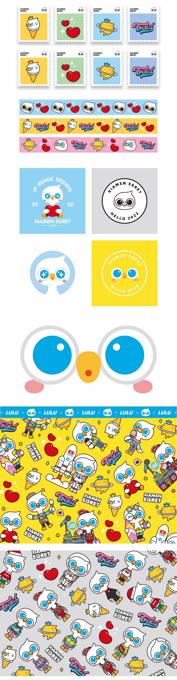 厦门白鹭IP形象设计厦鹭LULU