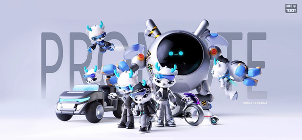 3D吉祥物：西西小智IP形象