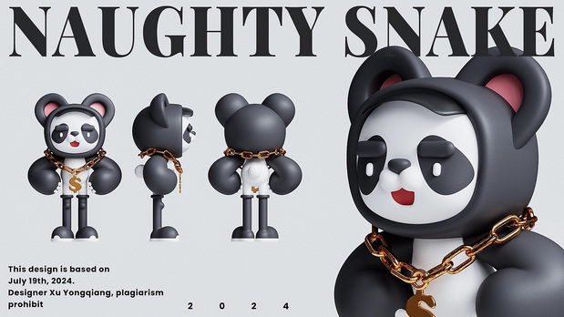 惊讶熊IP造型设计